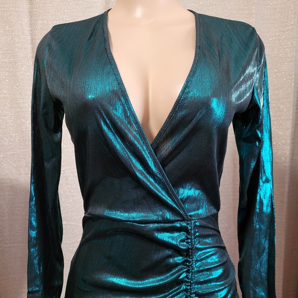 Fashion ruched midi dress new size M, L available strech material. - Picture 5 of 10